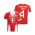 Camisola Bayern de Munique Jonathan Tah 4 Homem Equipamento Primeiro 2025-2026 Manga Curta